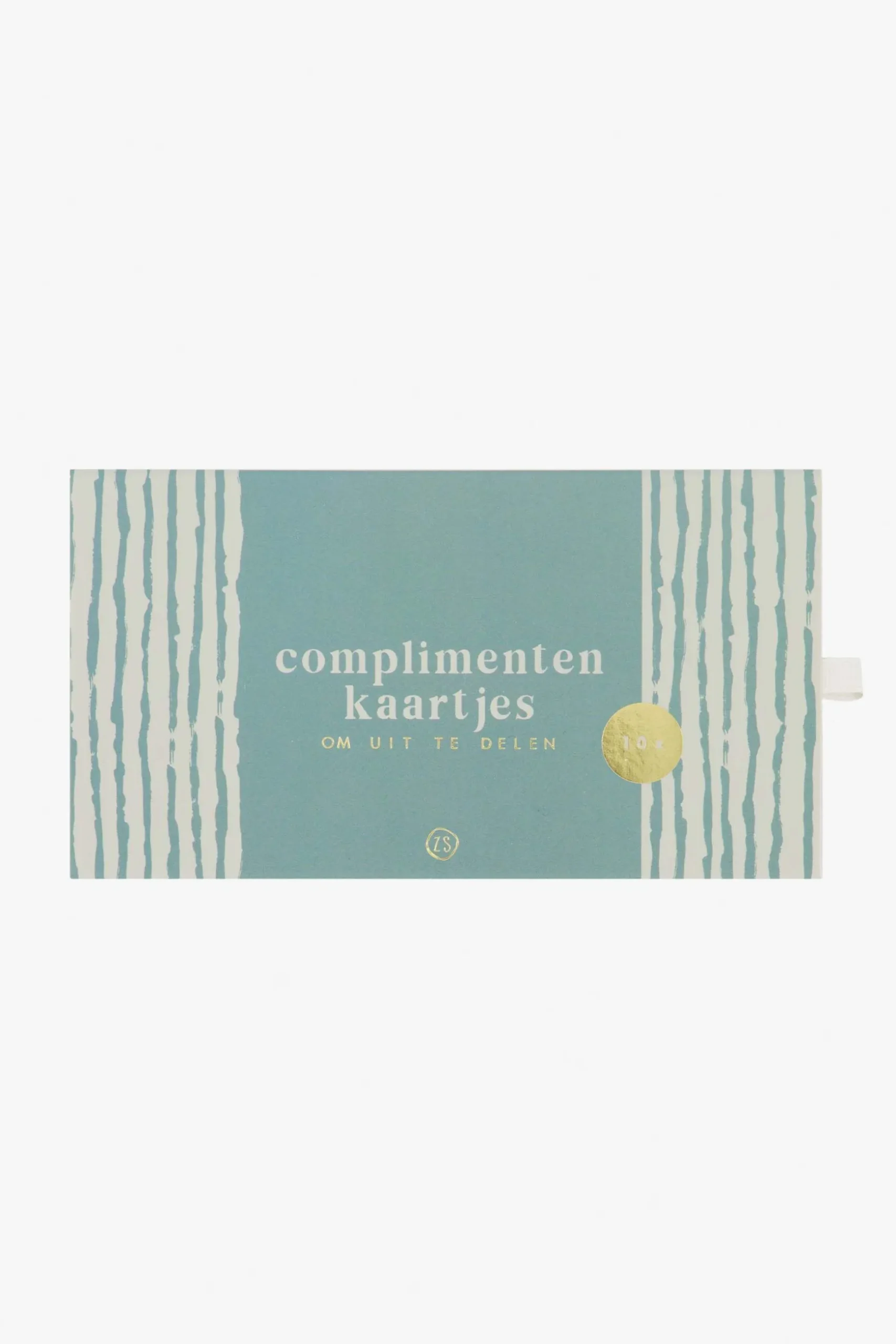 zusss 10 complimentenkaartjes in doosje multicolor