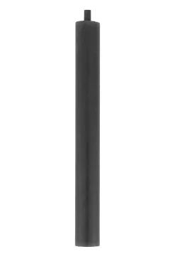 zusss 4 rustieke kaarsen 20cm zwart