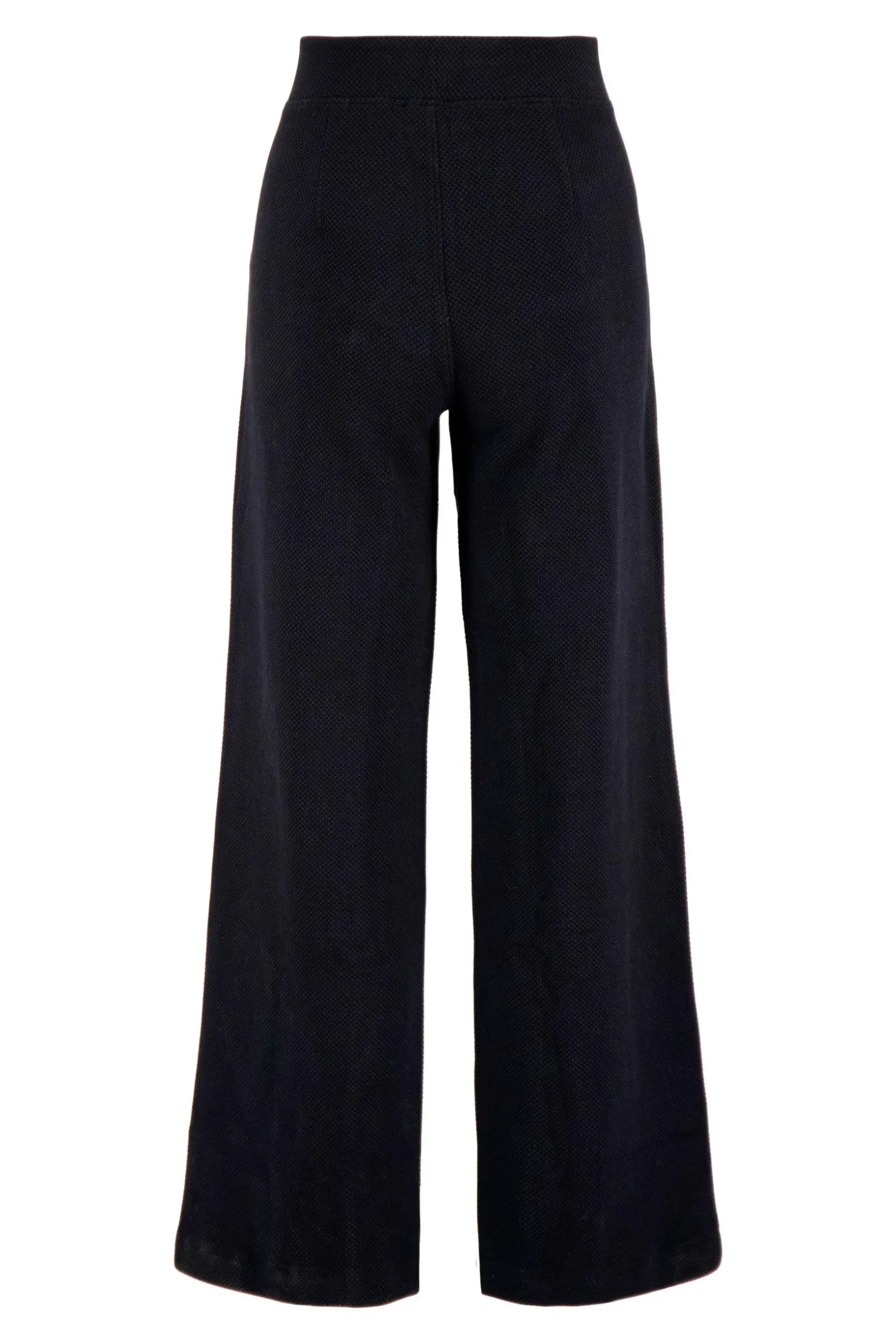 zusss broek met structuur zwart