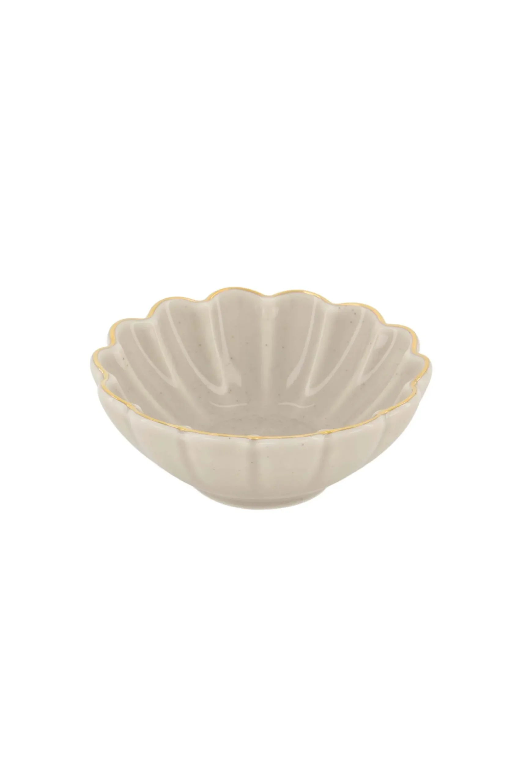 zusss dipschaaltje schulprand beige/goud