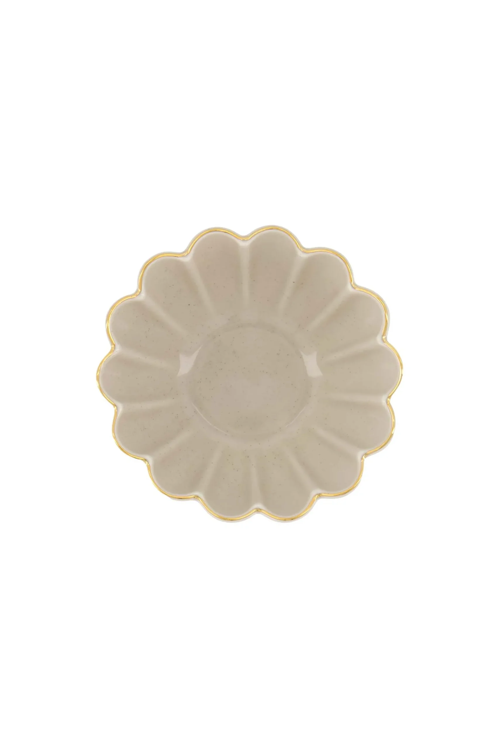 zusss dipschaaltje schulprand beige/goud