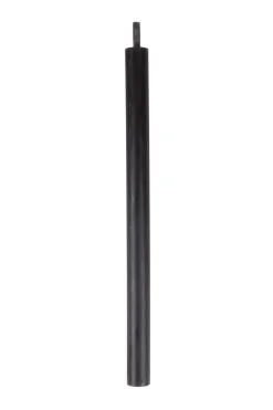 zusss doosje met 10 smalle kaarsjes 17cm zwart
