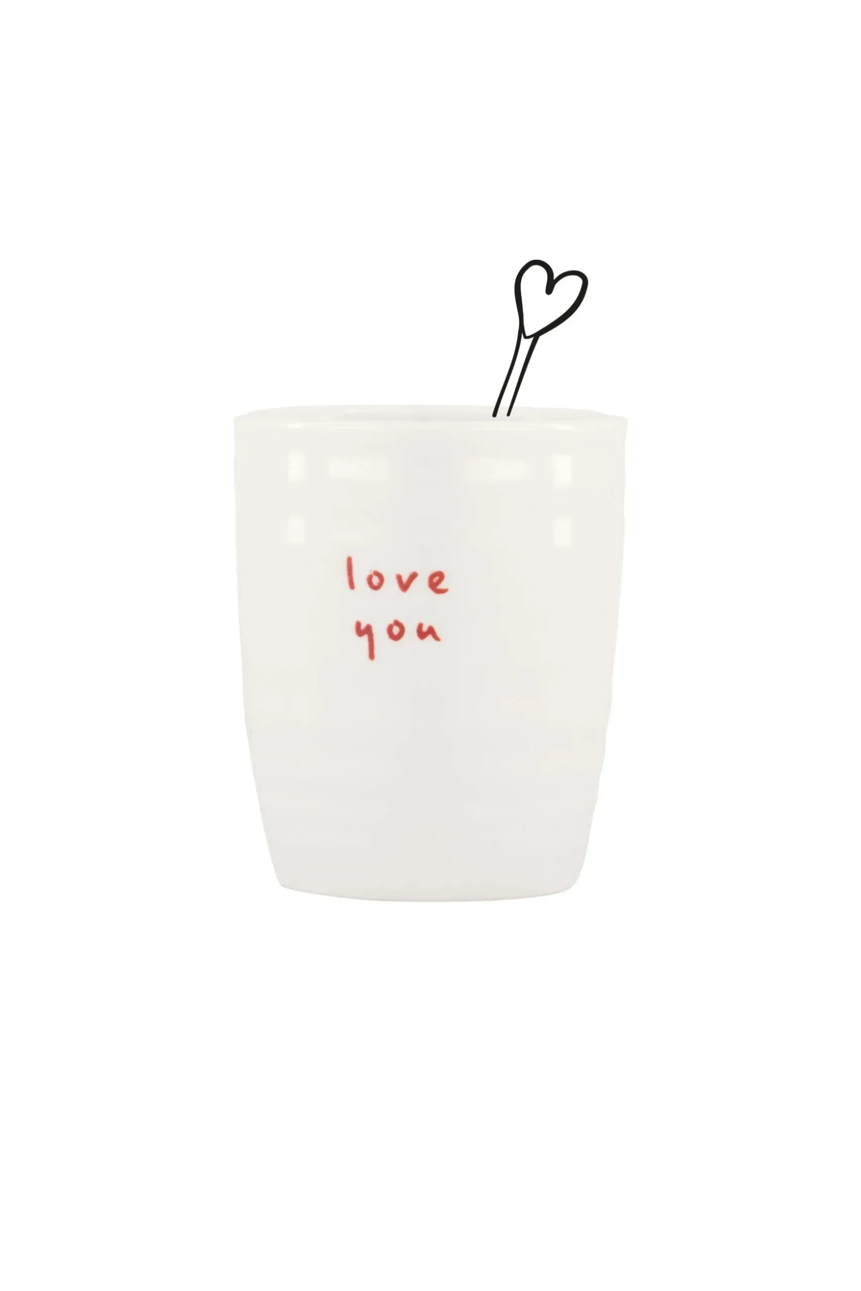 zusss espressokopje love you wit/rood