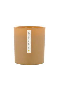 zusss geurkaars in glas choose to shine camel