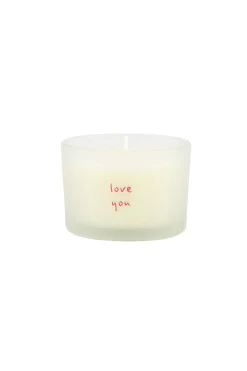 zusss geurkaars in wikkel love you wit/rood