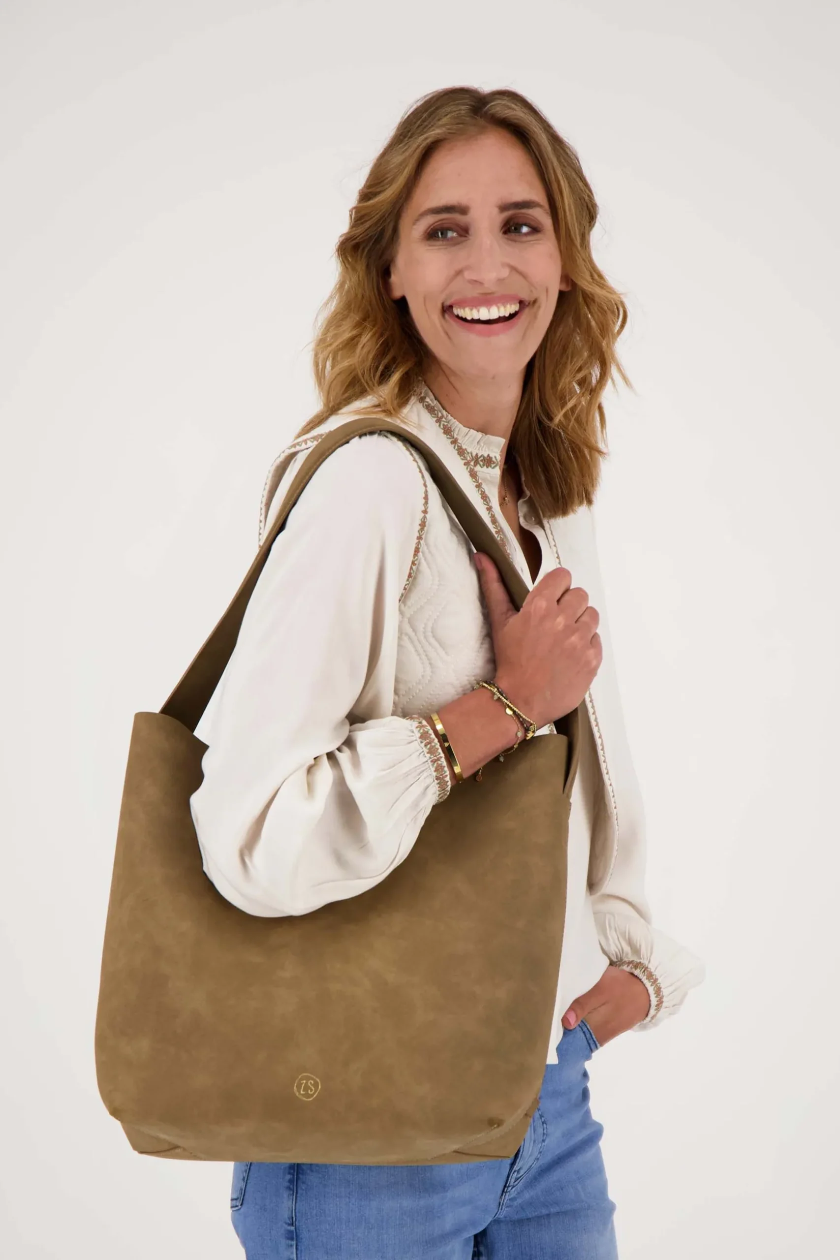 zusss grote shopper bruin