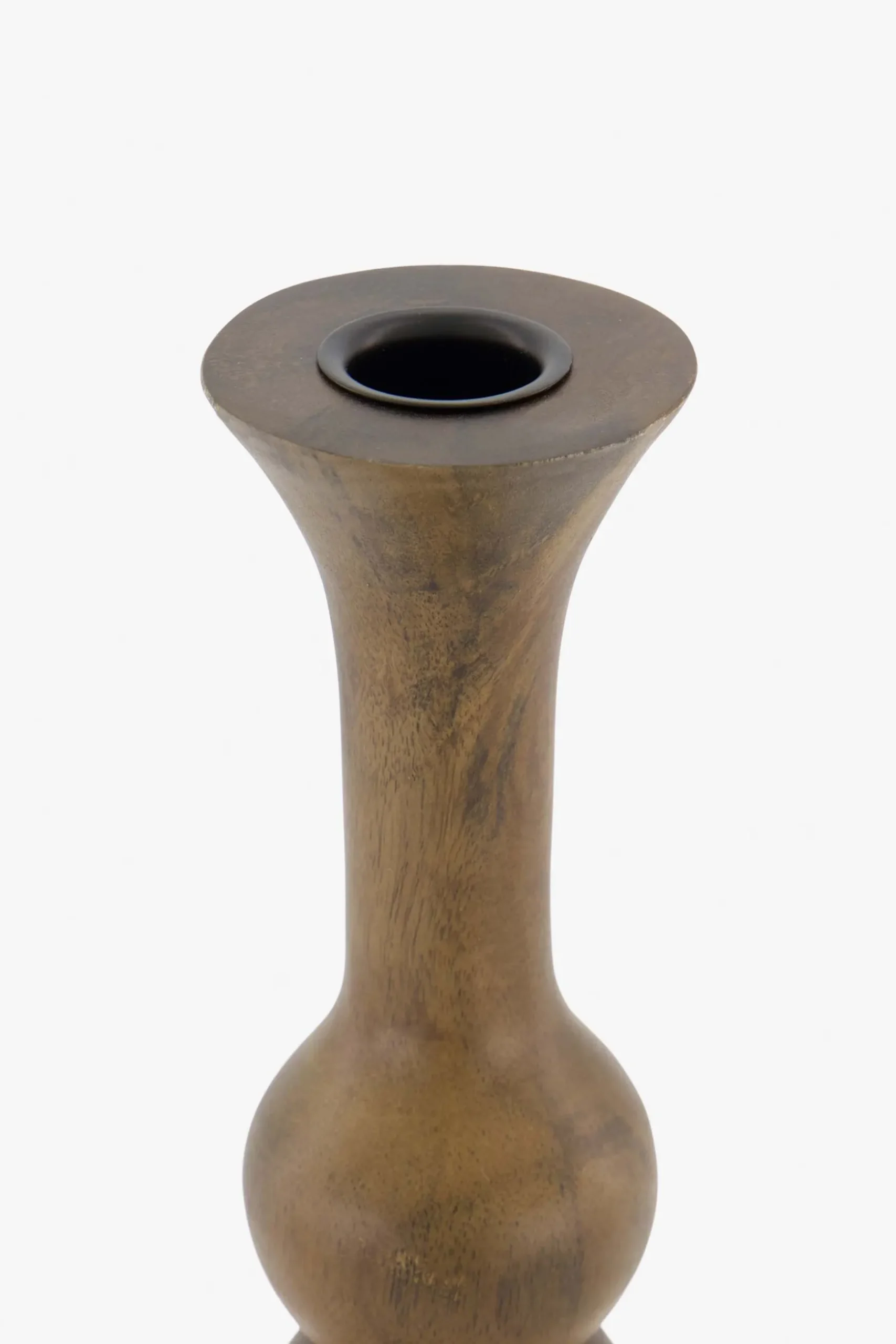 zusss houten kandelaar L donkerbruin