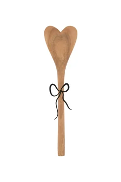zusss houten lepel hartje donkerbruin