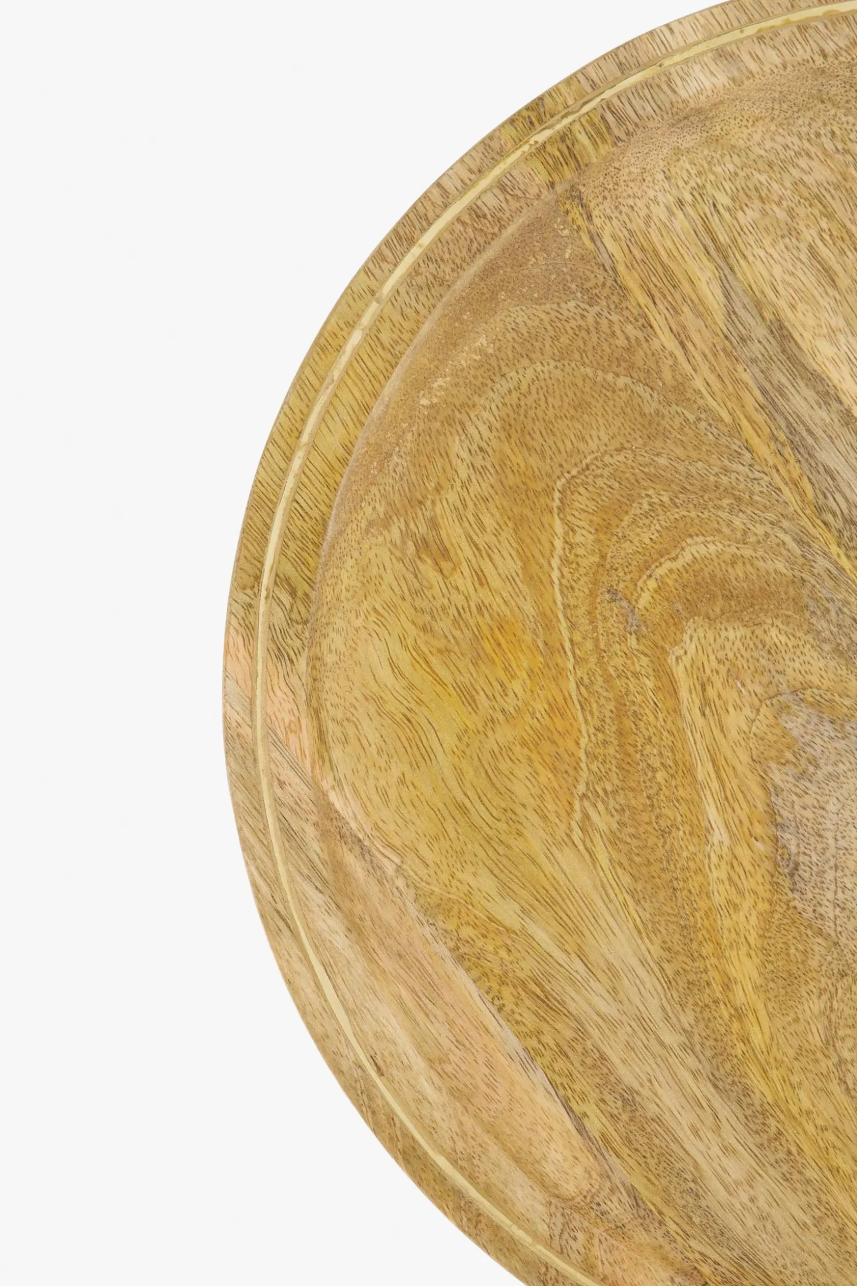 zusss houten stylingbord 40 cm naturel / goud