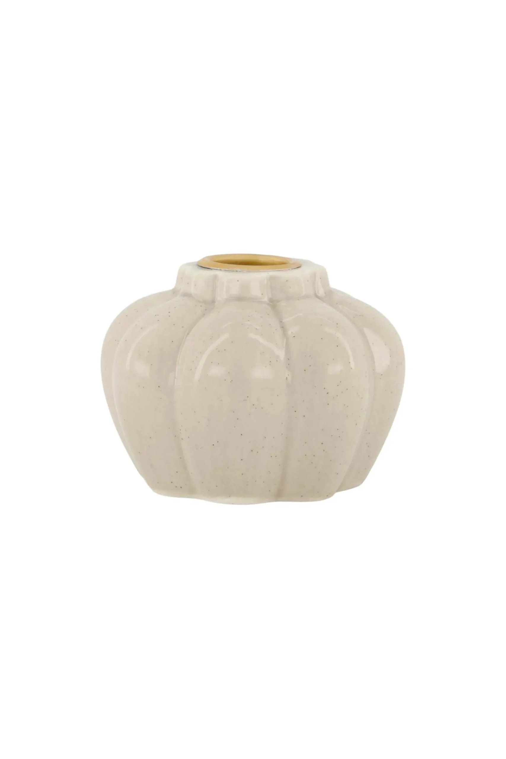 zusss keramieken kandelaar beige