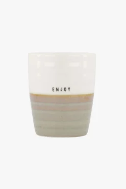 zusss koffiemok enjoy wit/zand