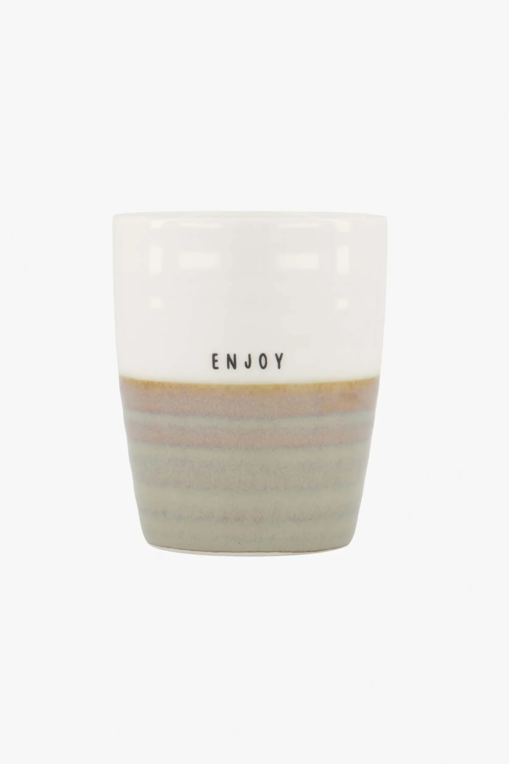 zusss koffiemok enjoy wit/zand
