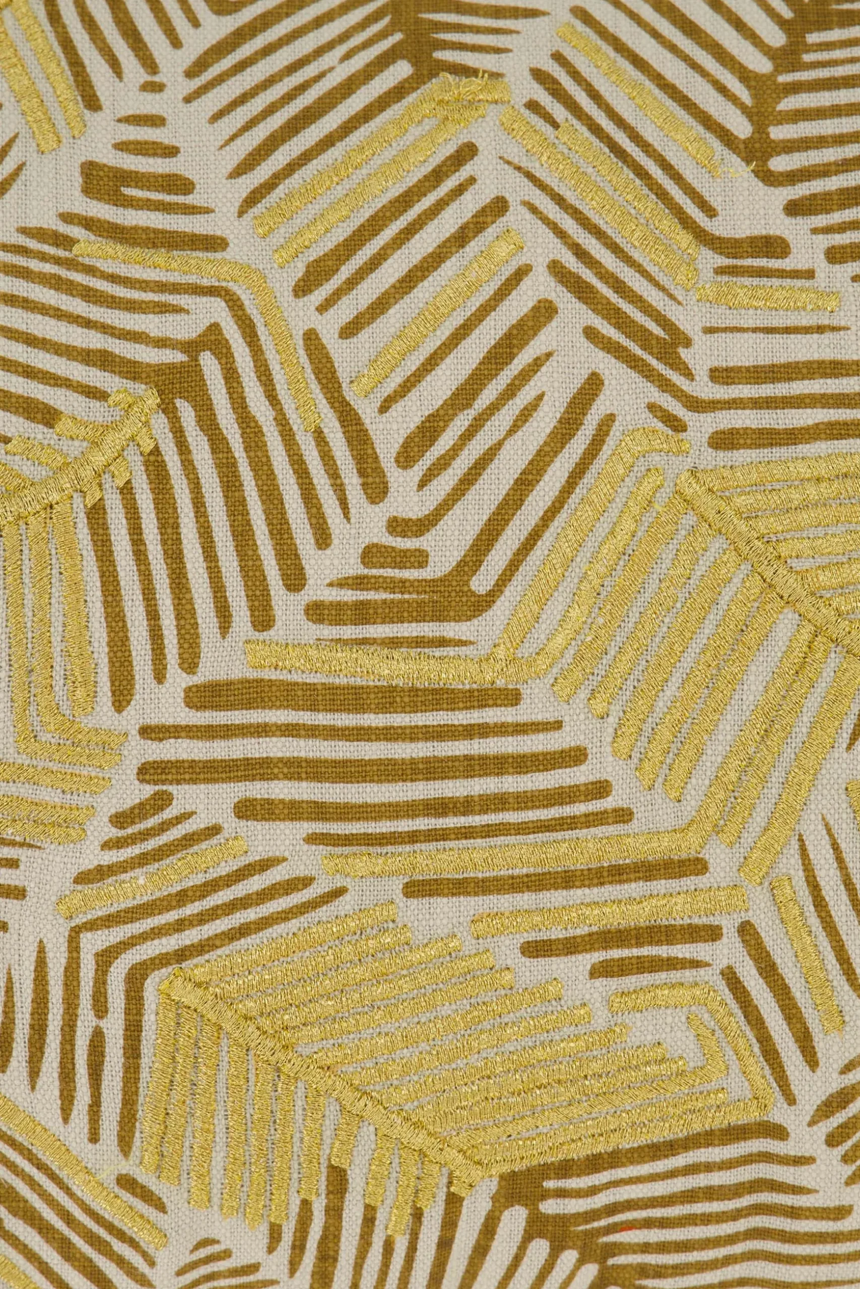 zusss kussen graanprint 50x30cm zand/oker/goud
