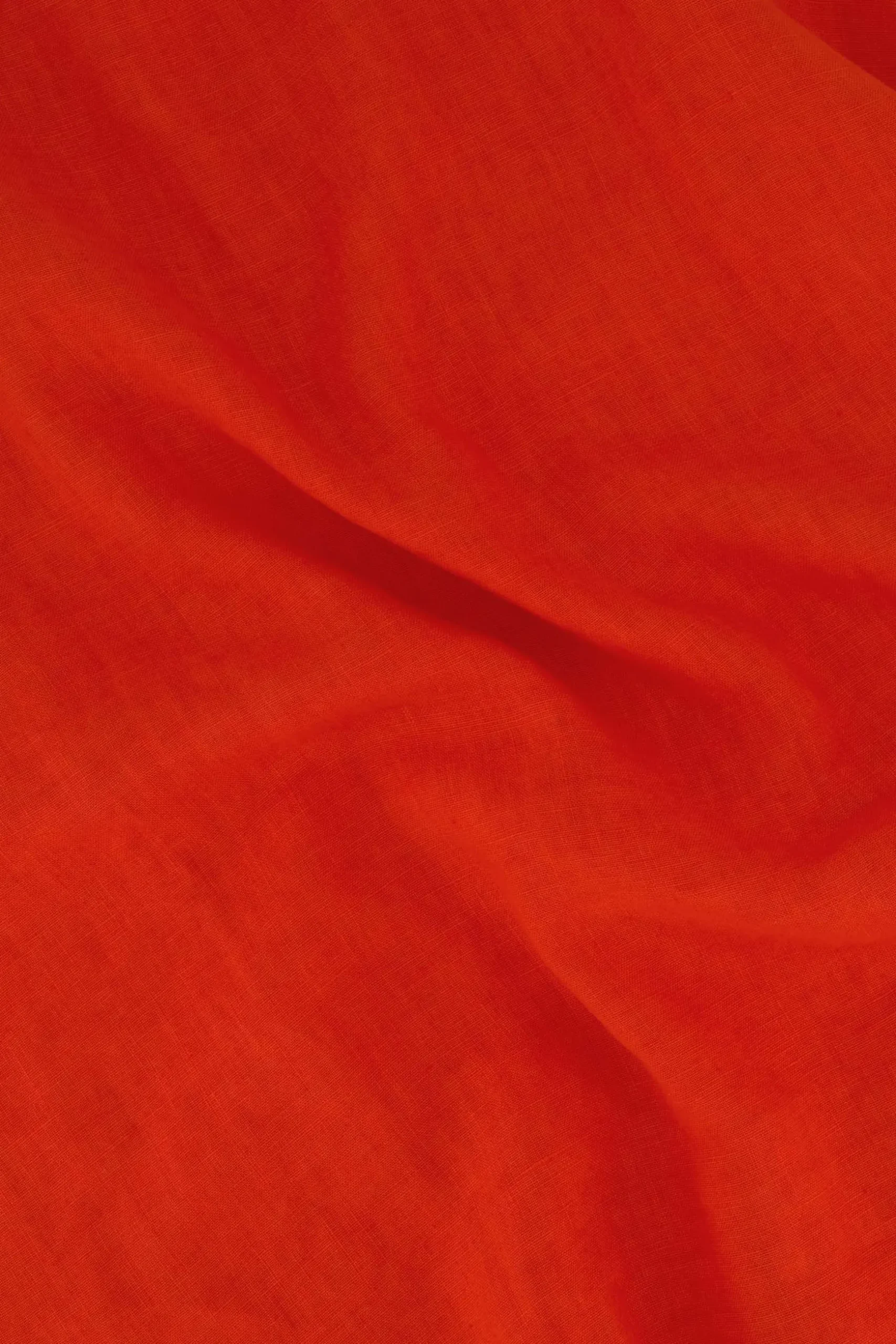 zusss linnen broek koraalrood
