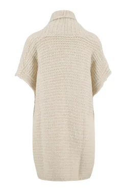 zusss mouwloos vest creme