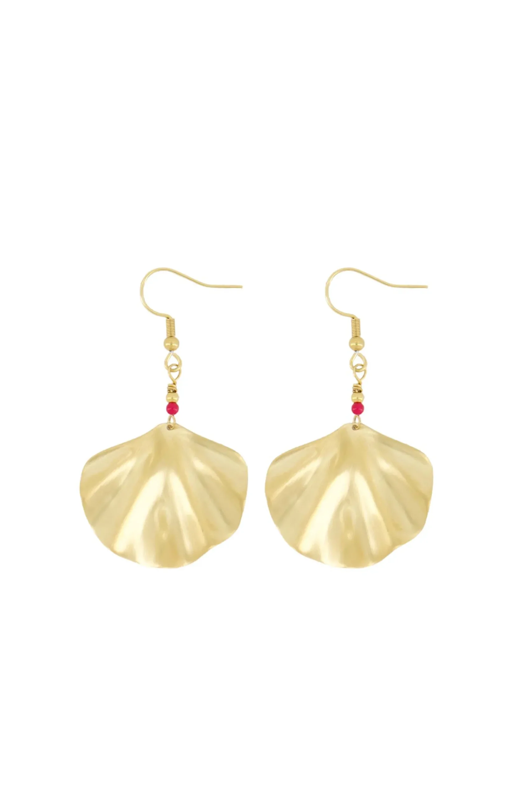 zusss oorhangers ginkgo blad goud