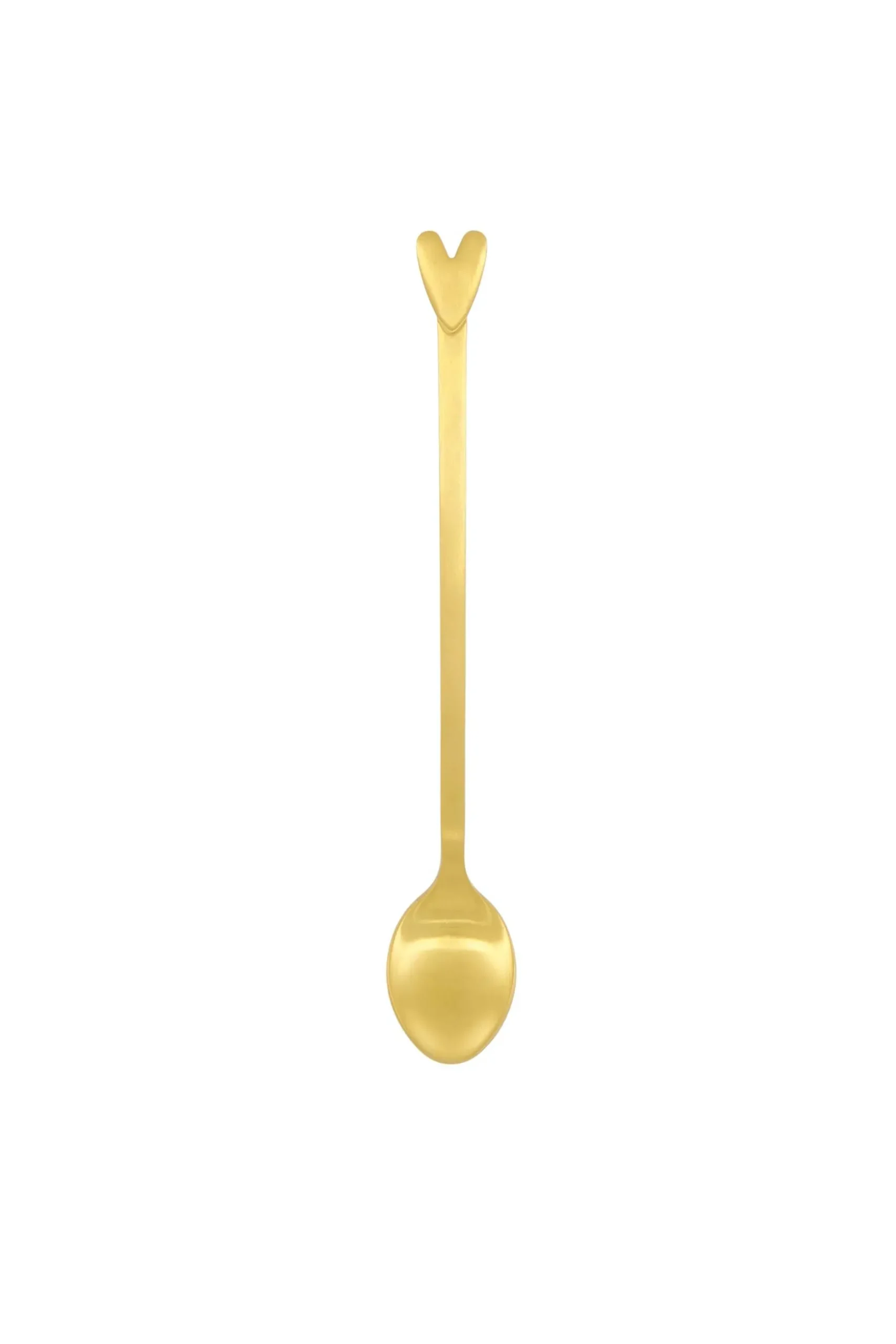 zusss set van 4 lepels hartje goud