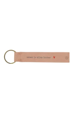 zusss sleutelhanger samen is alles leuker poederroze