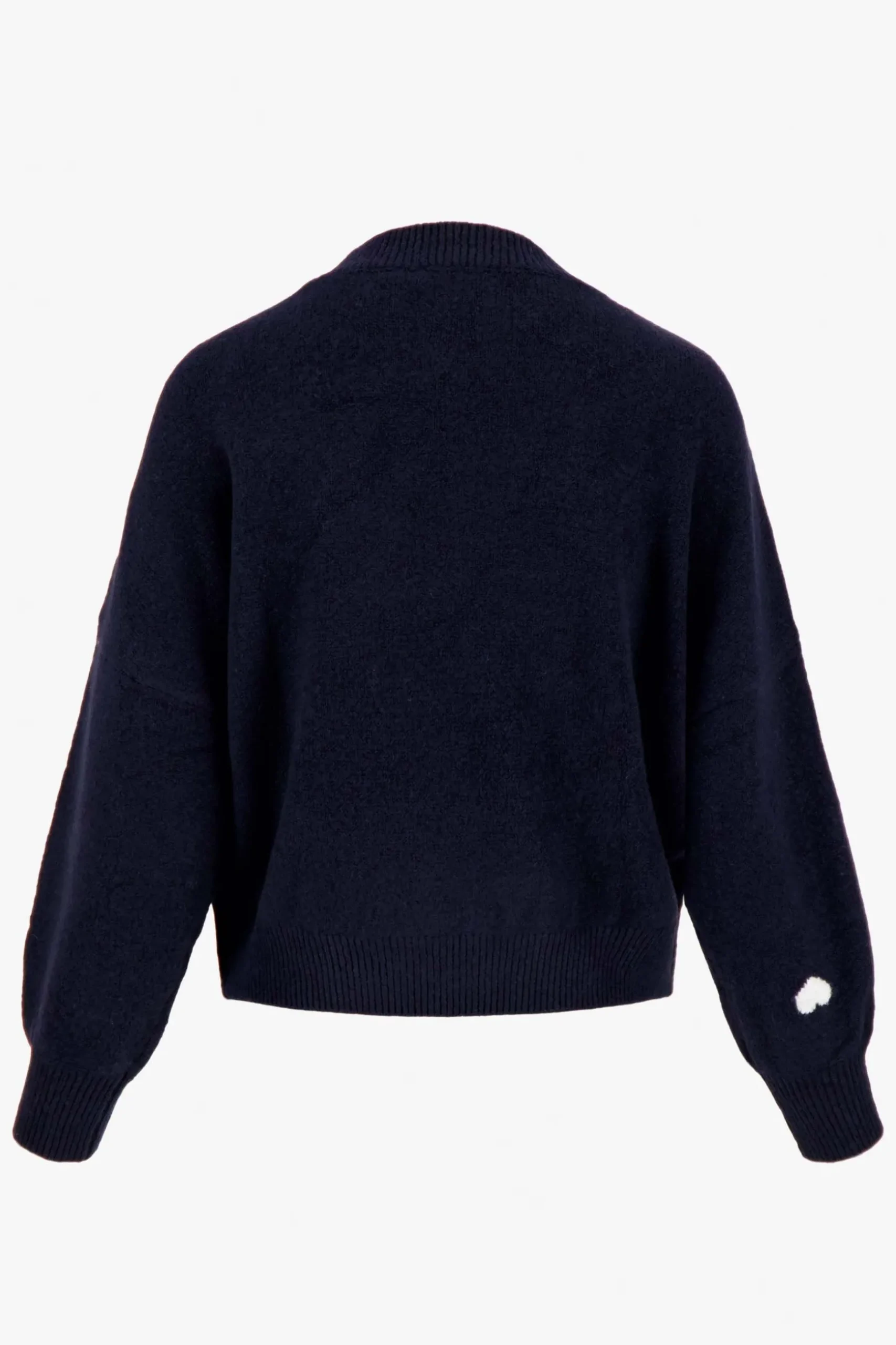 zusss trui met hartje detail donkerblauw